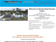 Tablet Screenshot of gympieroadcaravans.com.au